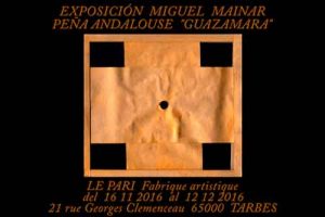 Exposición Miguel Mainar. Tarbes 2016.
